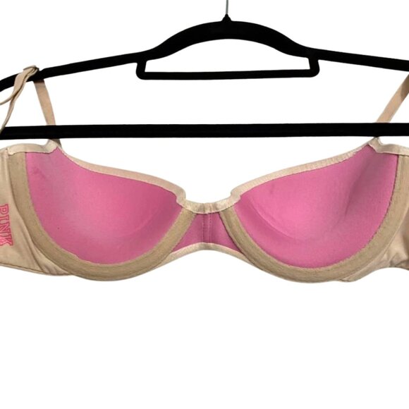 Pink Victoria's Secret Light Lift Beige Bra - 32A - Picture 6 of 10